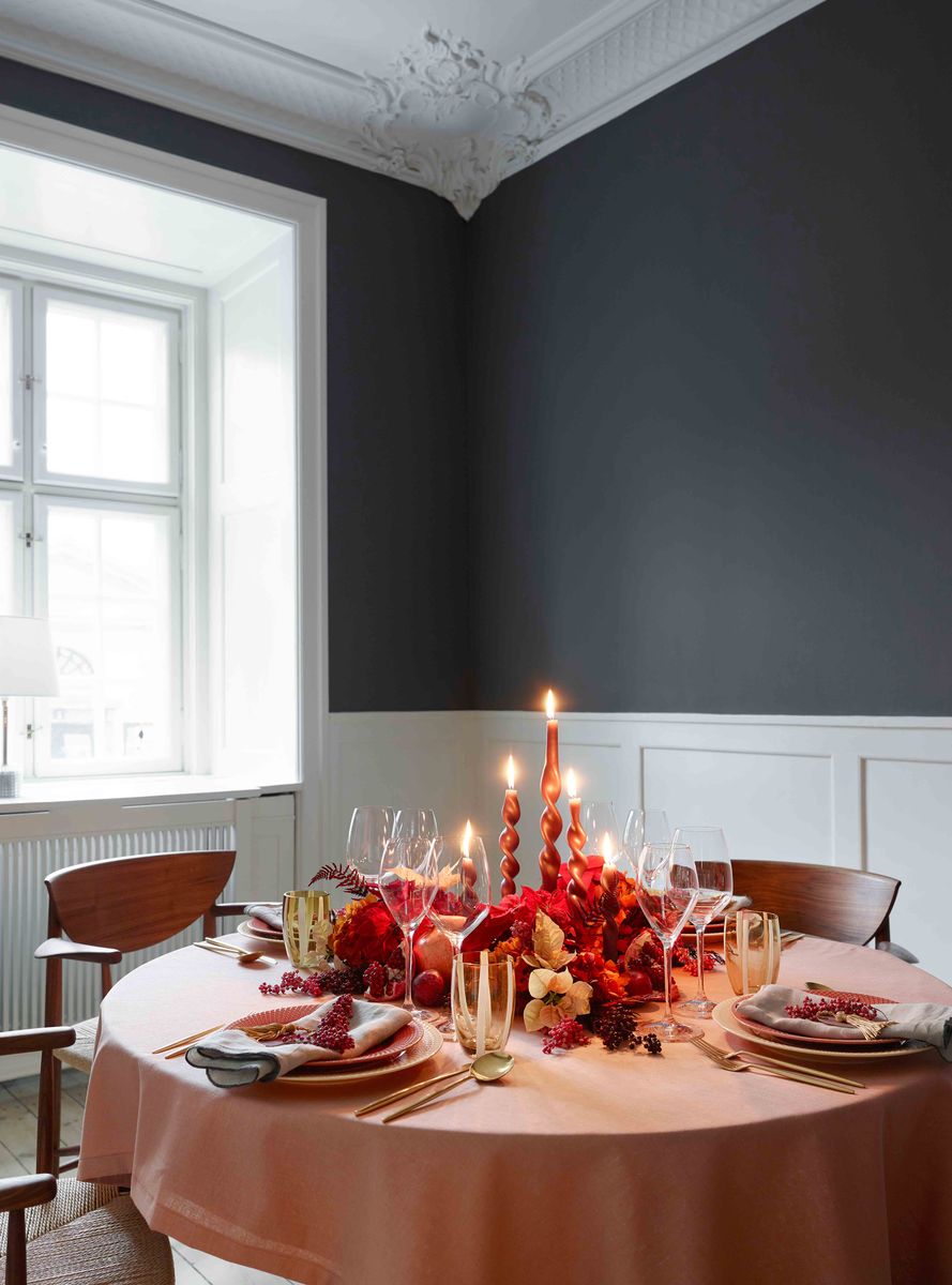 Boligfoto — julebord close-up