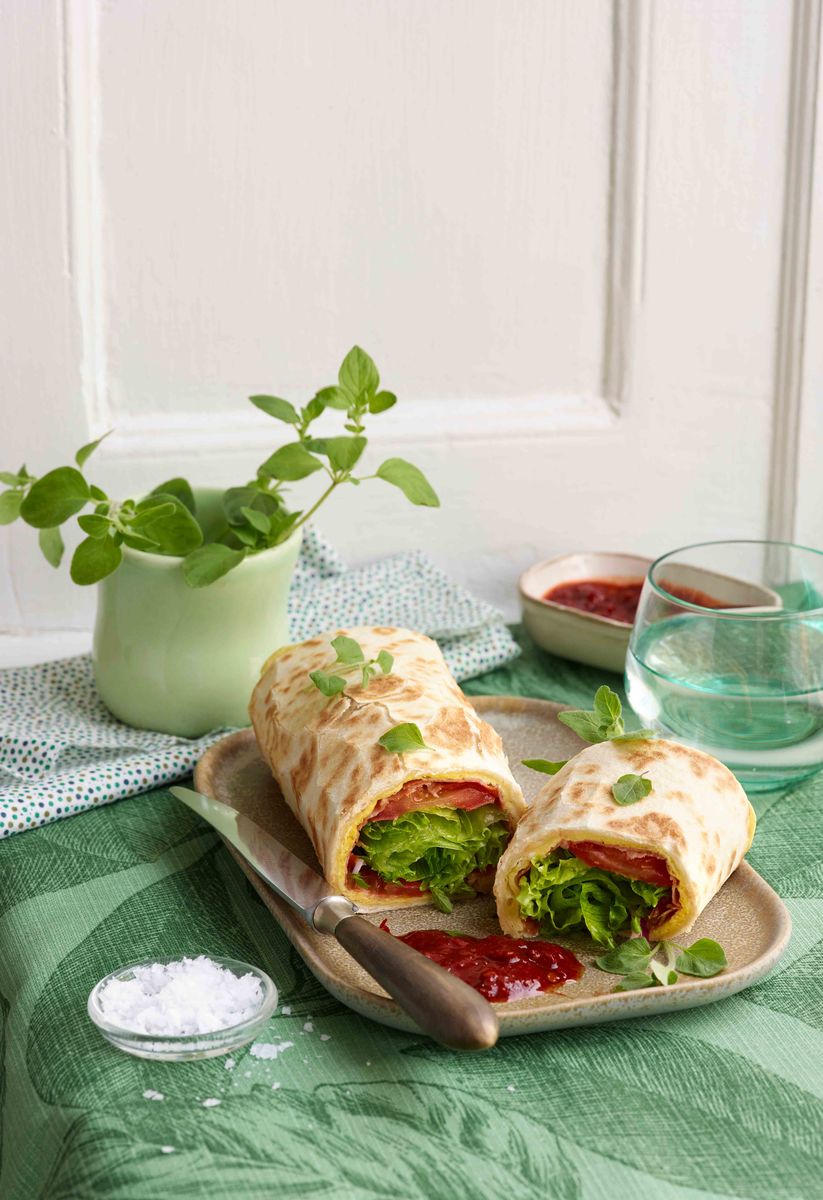 Madfoto — æggetortilla med chorizo