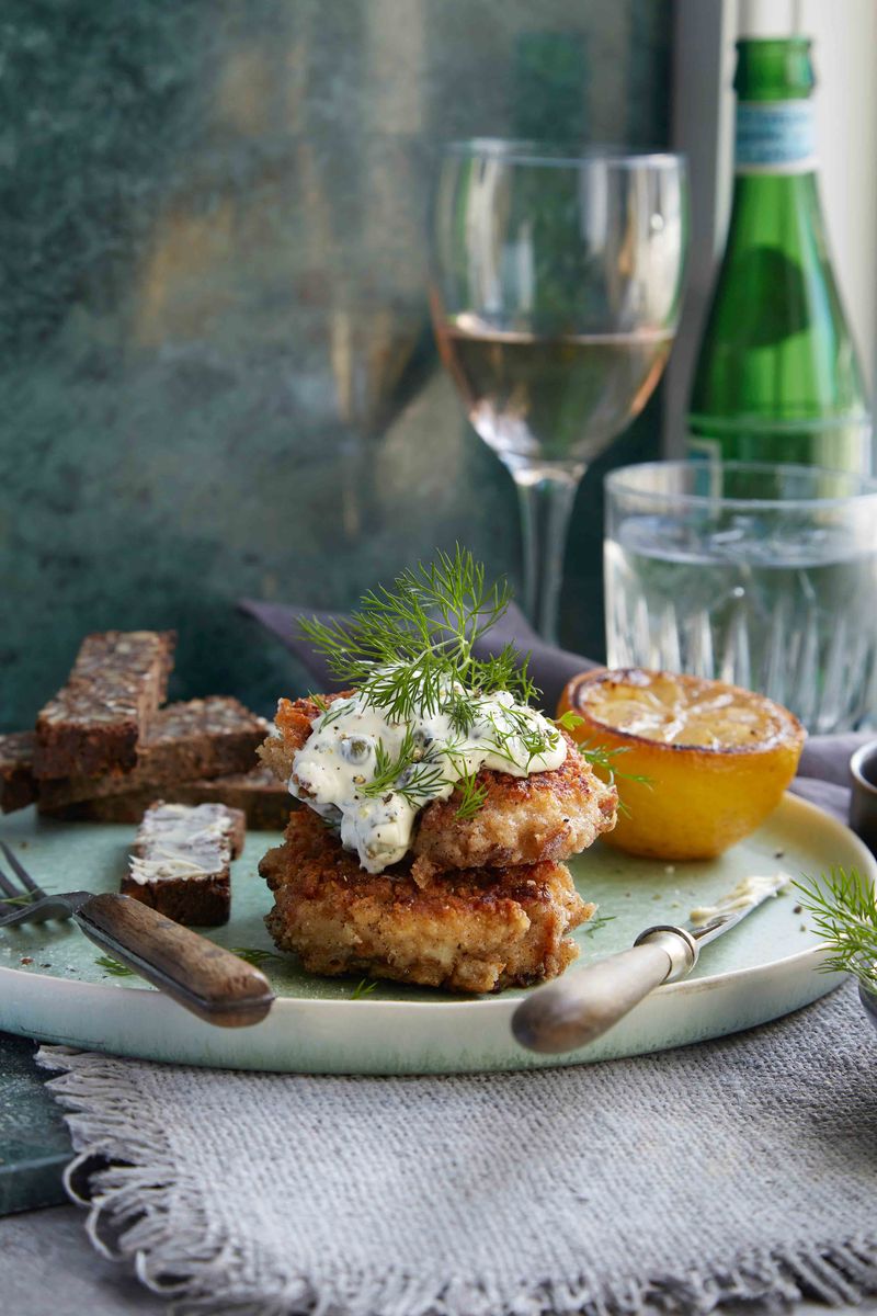Madfoto — fiskefrikadeller