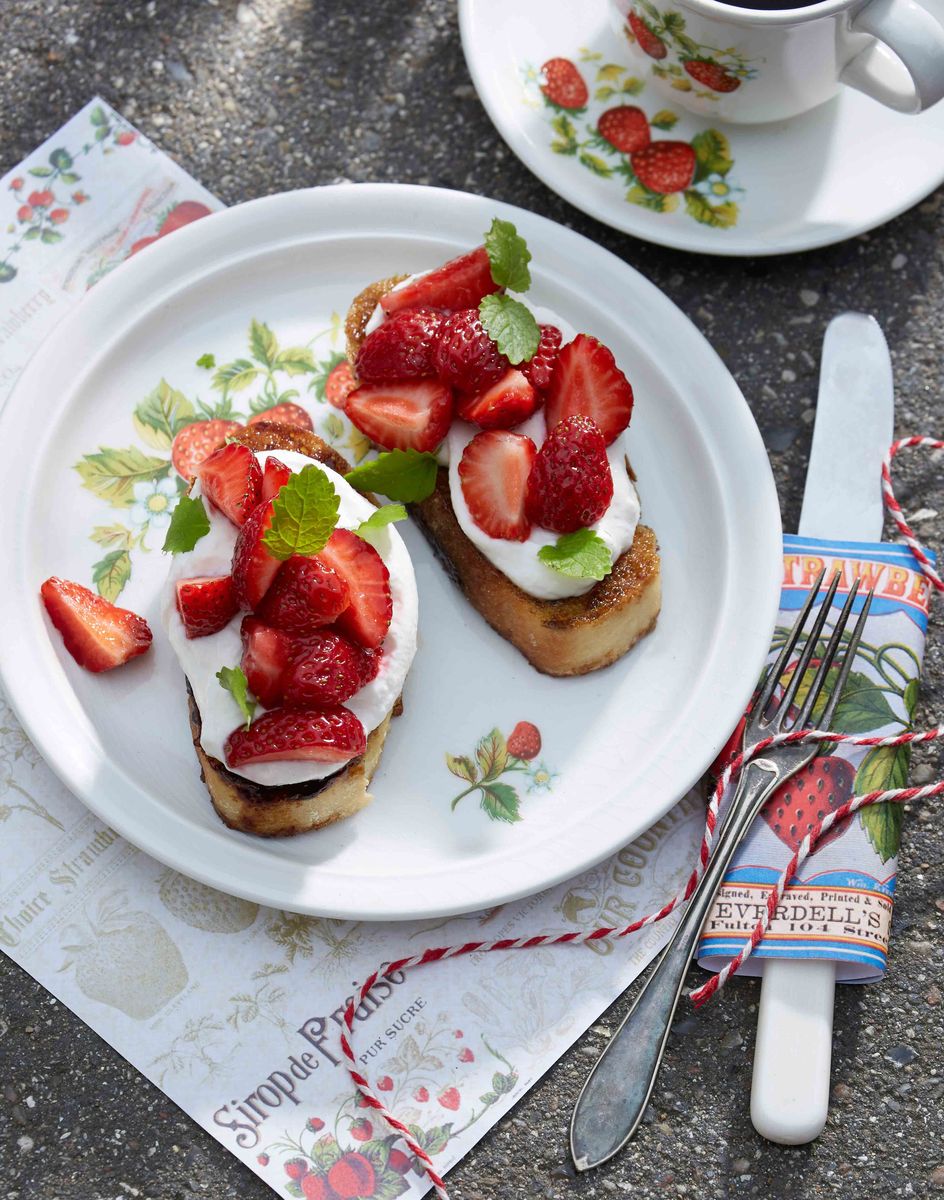 Madfoto — karameliseret baguette