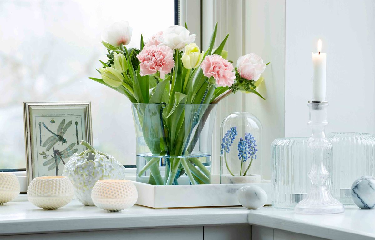 Produktfoto — vase i interiør